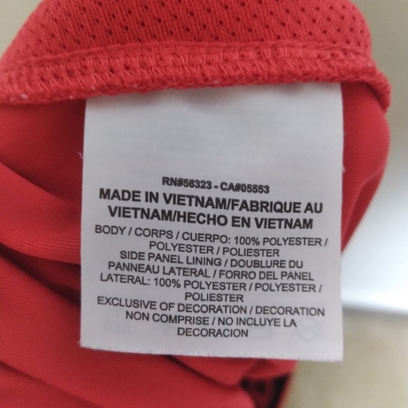 Nike Men's Red and Black Dri Fit Drawstring Waist Athletic Shorts Size Large - Picture 10 of 10